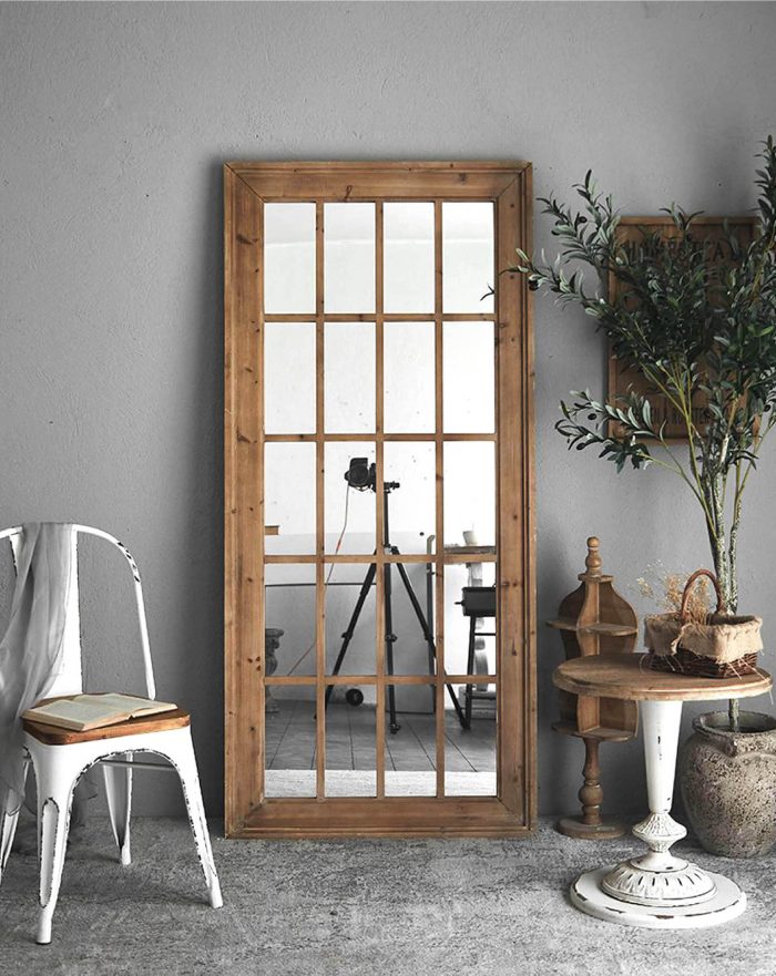 Specchio da parete in abete - immagine 4