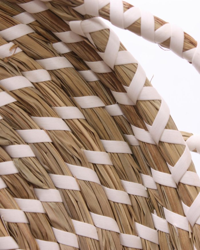 Set di 3 vassoi rotondi in seagrass - immagine 2