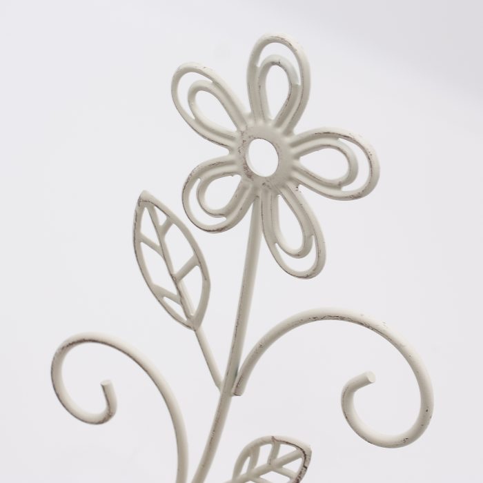 Portavaso fiore in metallo - immagine 4