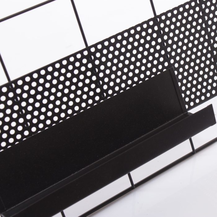 Bacheca in metallo nero - immagine 3