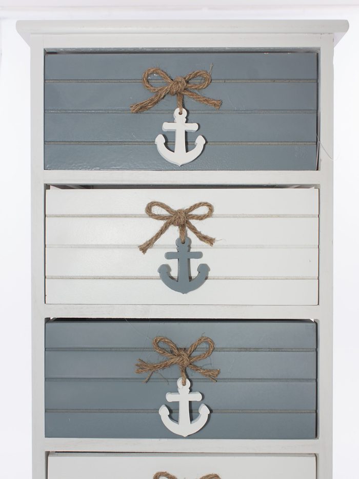 Cassettiera bicolor in legno di abete "Breeze" - immagine 5