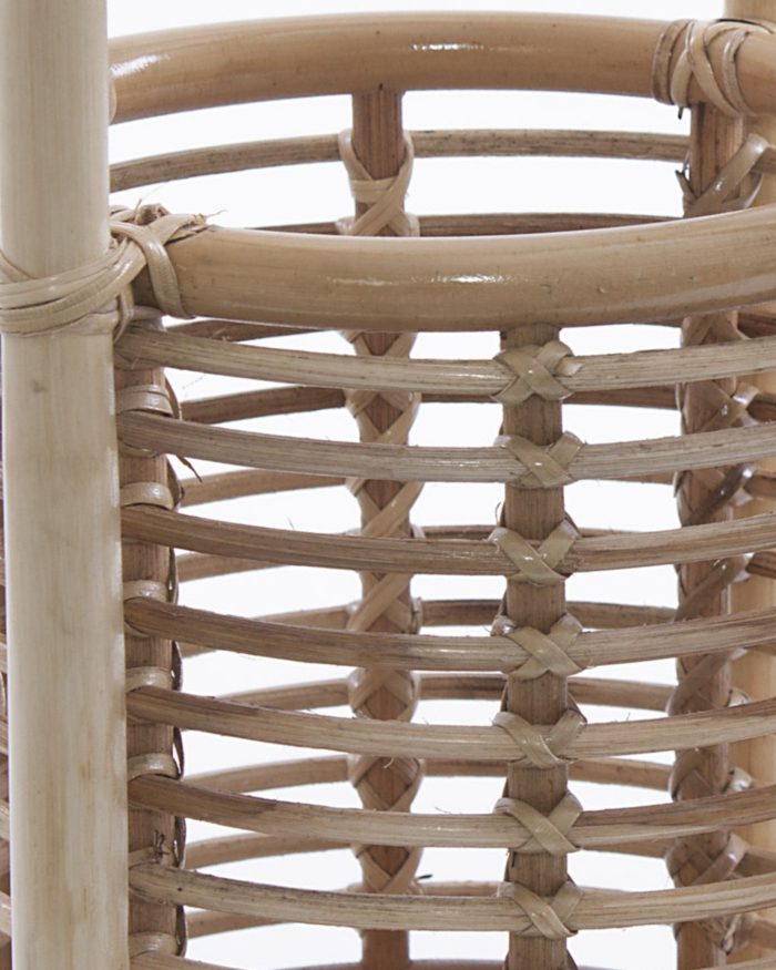 Portaombrelli in rattan naturale - immagine 2