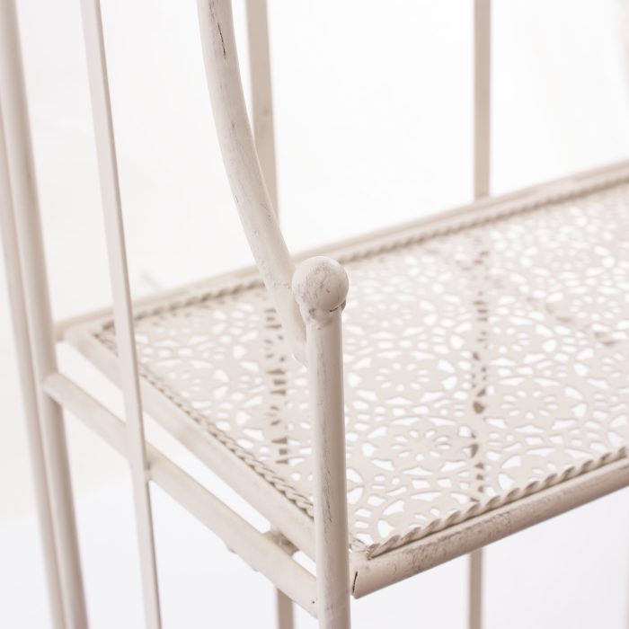 Scaffale in metallo bianco - immagine 3