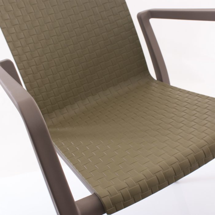 Sedia in resina verde - immagine 3