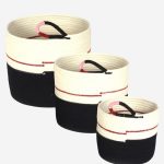 Set 3 cesti in cotone