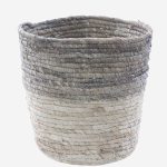 Cesta in seagrass e fibra di mais