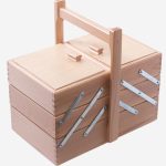 Portalavoro in legno di faggio naturale