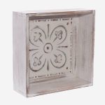 Mensola in abete e metallo