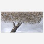 Quadro dipinto chioma albero