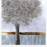 Quadro dipinto albero
