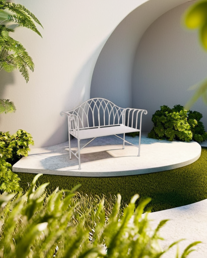 Panca in metallo - immagine 2