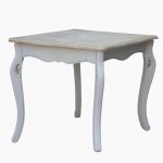 Tavolo da pranzo quadrato in paulonia