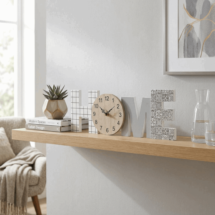Orologio in mdf Home - immagine 2
