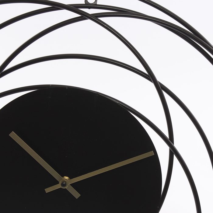 Orologio in metallo nero - immagine 2