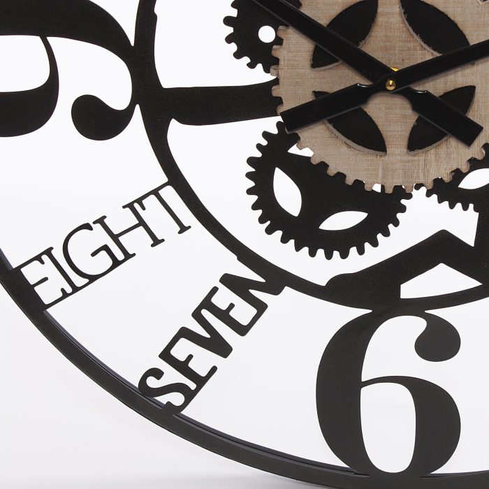 Orologio in metallo ingranaggi - immagine 2