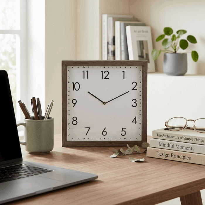 Orologio quadrato grande 40x40 - immagine 2