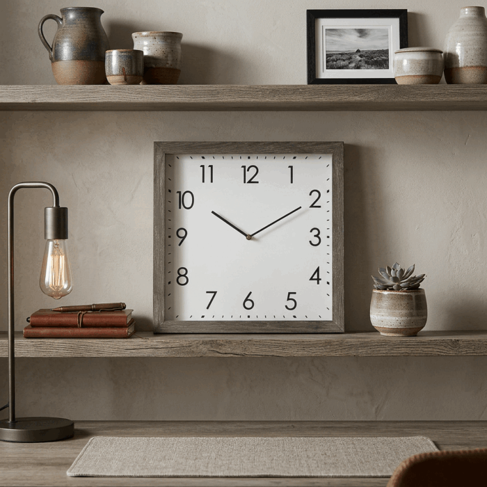Orologio quadrato grande 40x40 - immagine 5