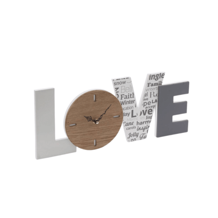 Orologio in mdf Love