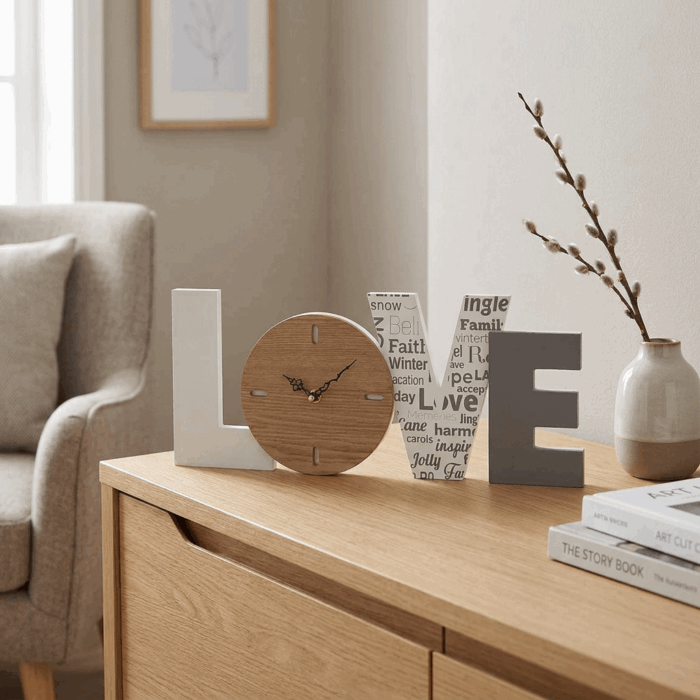 Orologio in mdf Love - immagine 5