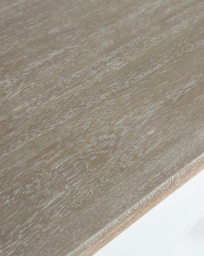 Tavolo da pranzo quadrato in paulonia - immagine 2