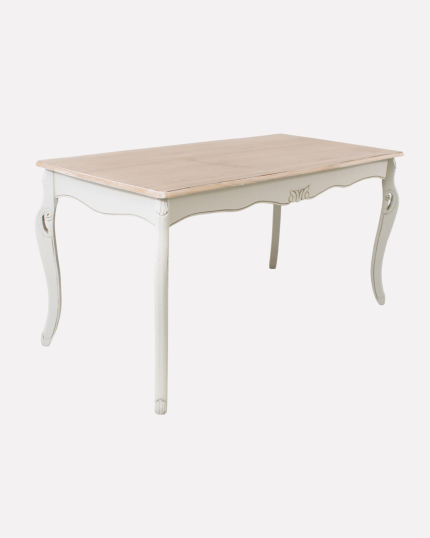 Tavolo da pranzo rettangolare in paulonia