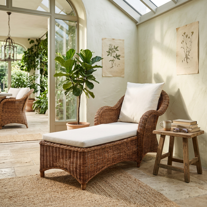 Poltrona chaise longue in pulut - immagine 2