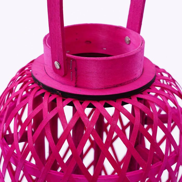 Lanterna in abete fucsia - immagine 2