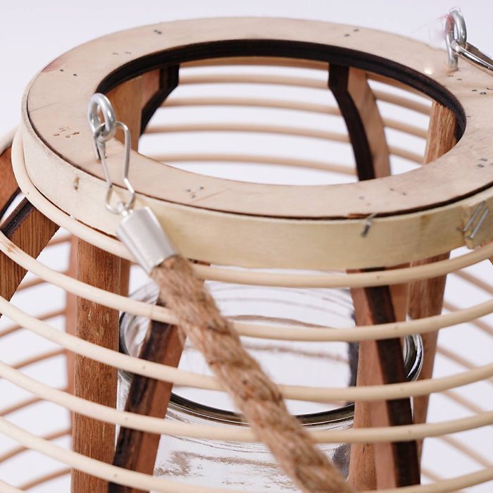 Lanterna in rattan - immagine 3