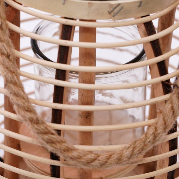 Lanterna in rattan - immagine 4