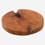 Tagliere rotondo in teak Ø30