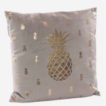 Cuscino imbottito in velluto Ananas