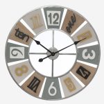 Orologio in metallo multicolor