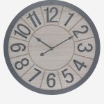 Orologio in mdf grigio