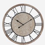 Orologio in mdf e metallo