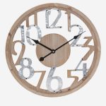 Orologio in legno e metallo