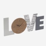 Orologio in mdf Love