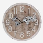 Orologio in mdf Mondo