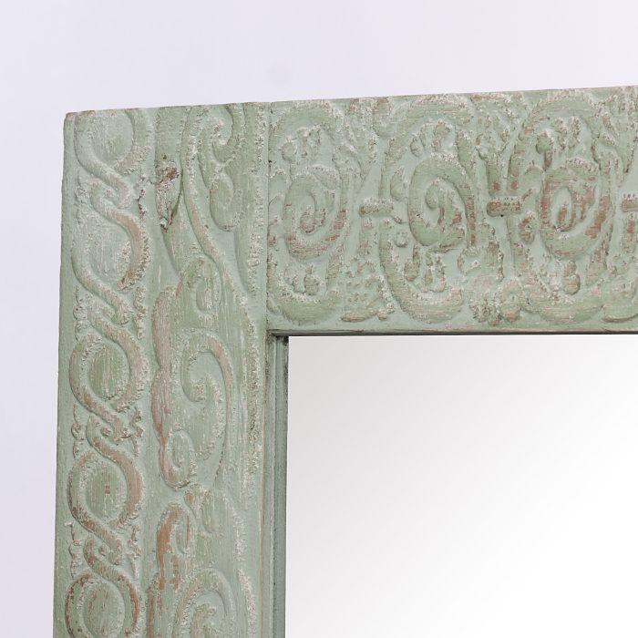 Specchio verde in legno di abete - immagine 3