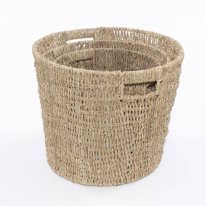 Set di 3 cesti rotondi in cordoncino - immagine 5