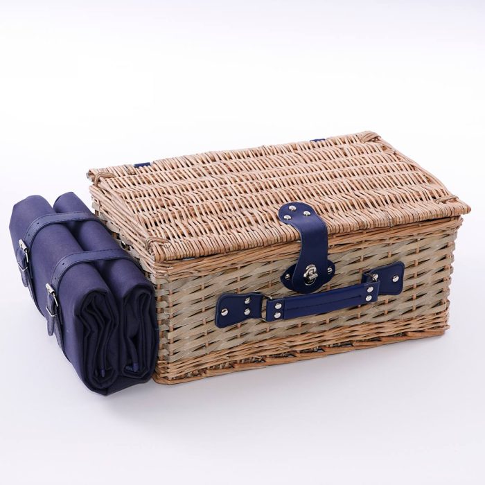 Cesto da pic-nic blu - immagine 4