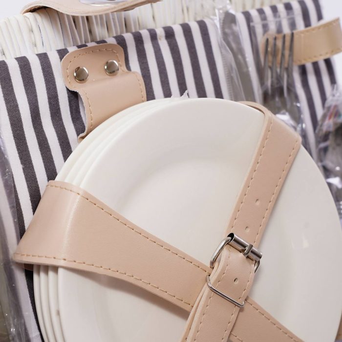 Cesto da pic-nic a righe - immagine 4