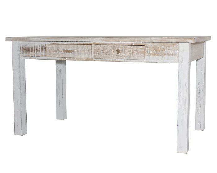 Tavolo da pranzo in abete con cassetti - immagine 4