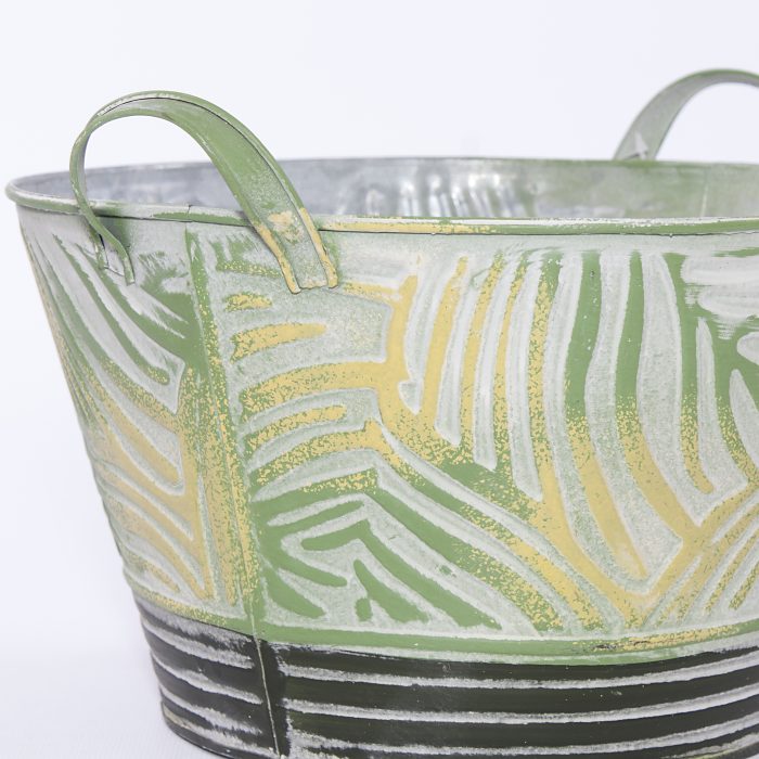 Ciotola in latta con manici - immagine 2