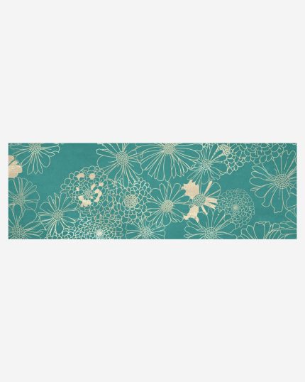 Quadro dipinto fiori azzurro