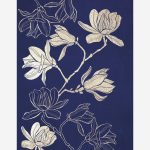 Quadro dipinto magnolie