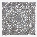 Pannello nero in mango e MDF