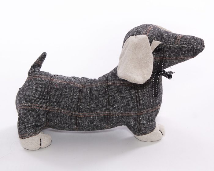 Fermaporta in stoffa bassotto - immagine 2