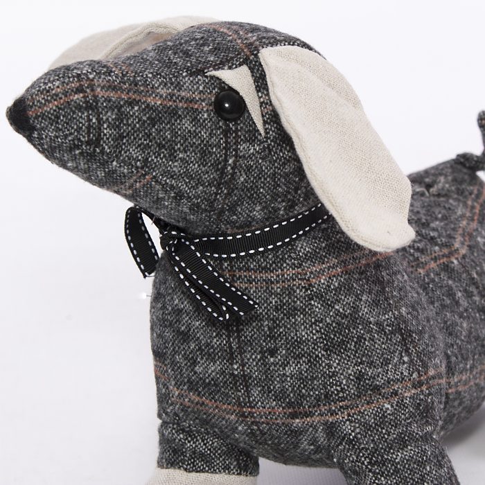 Fermaporta in stoffa bassotto - immagine 3