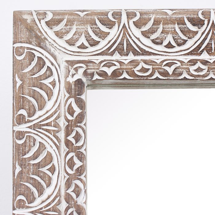 Specchio in mango con appoggio - immagine 2