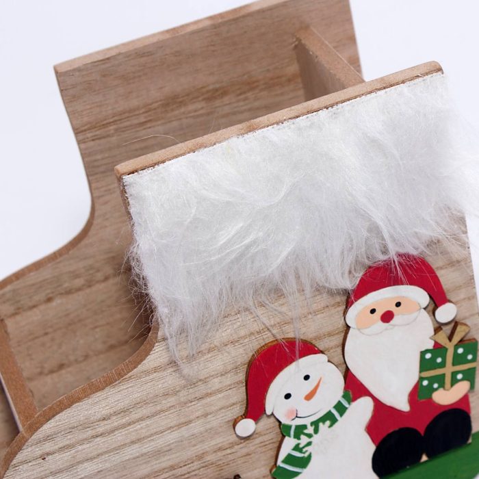 Cassetta natalizia decorativa a scarpone 19X10H18 - immagine 3